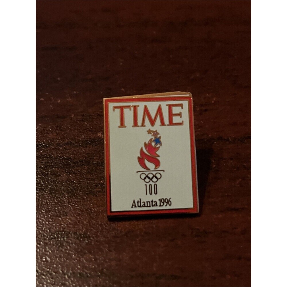 1996 Atlanta Summer Olympics Time Magazine Lapel Hat Pin